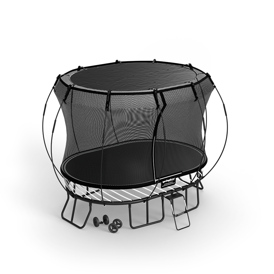 Compact Oval Trampoline