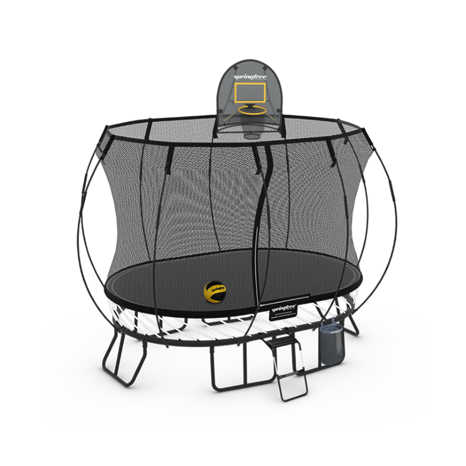 Compact Oval Trampoline