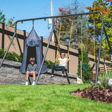 Load image into Gallery viewer, TitanPro Swing Set with Saucer Tent Swing
