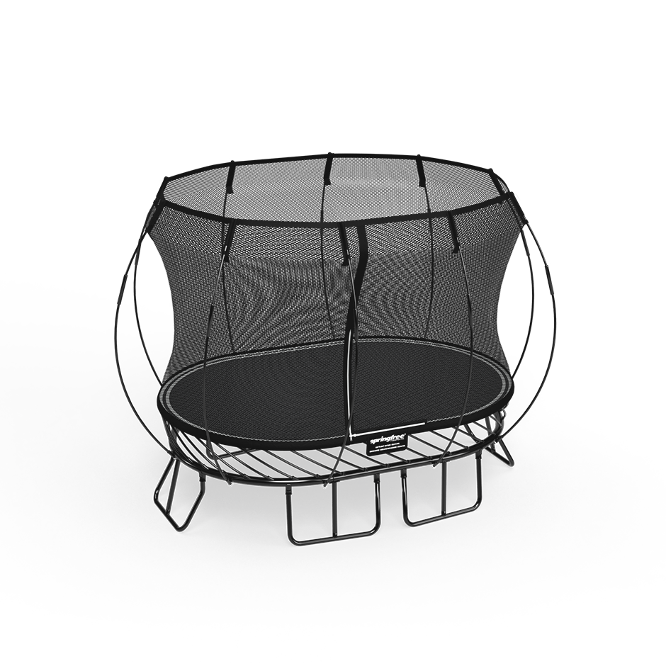 Compact Oval Trampoline