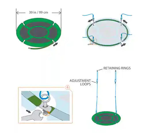 parts of a tree swing