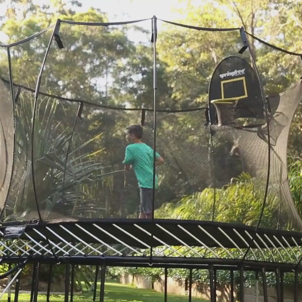 Compact Oval Trampoline
